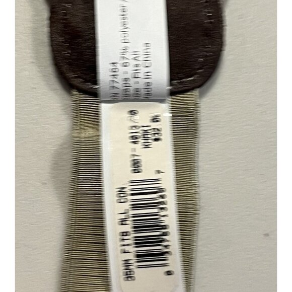 NWT Men’s Roundtree & Yorke Dress Suspenders Y Back Beige Tan Silver Clip On - Picture 6 of 7